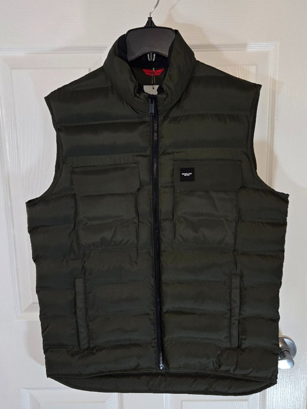 Michael Kors Quilted Puffer Vest - Green